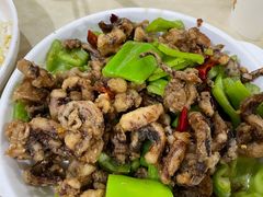 干煸鱿鱼-满口香饭店
