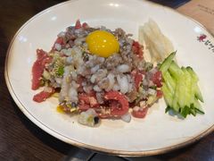 生拌八带牛肉-金明子八带鱼馆(正宗韩国连锁店)