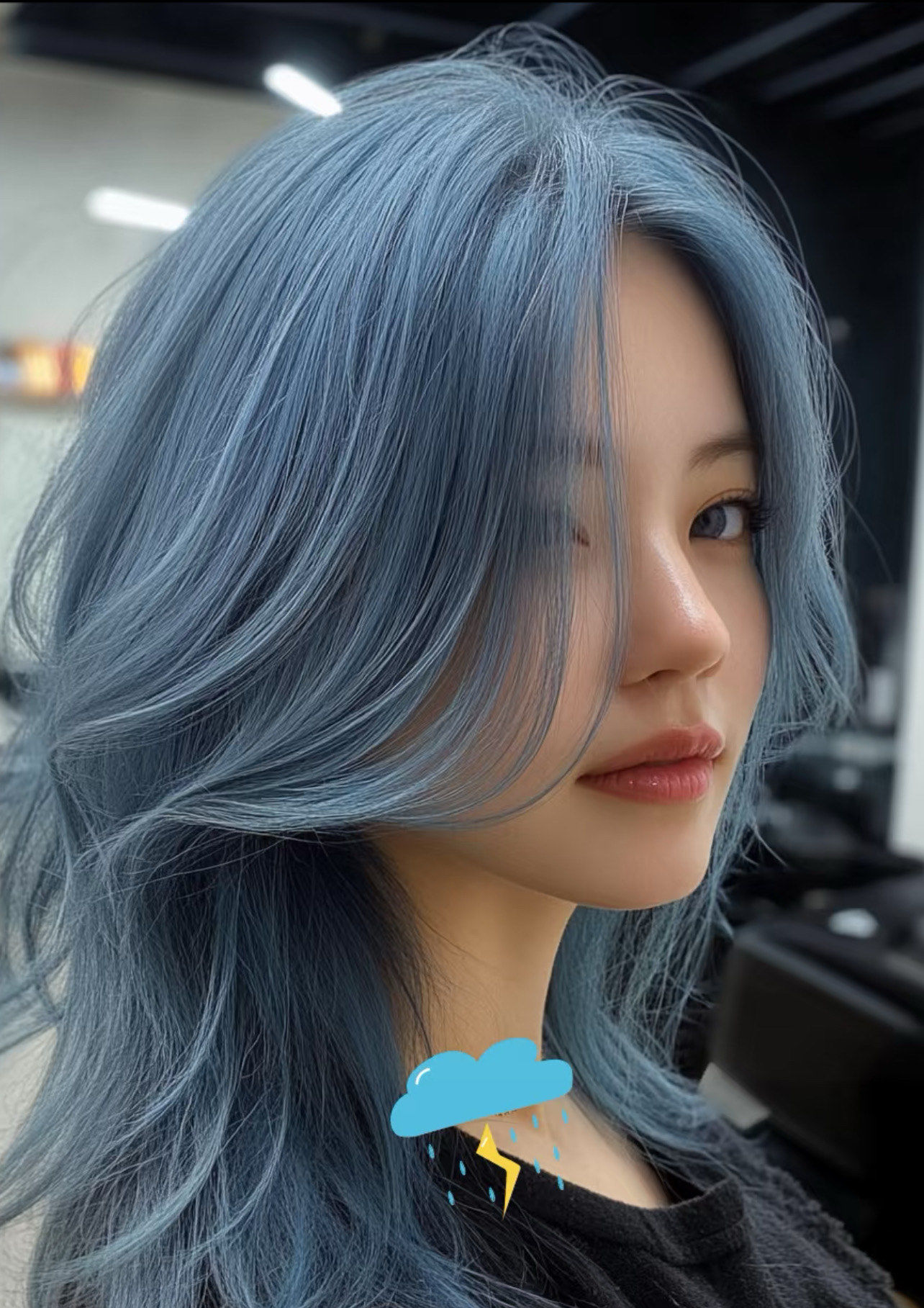 潮色系雾霾蓝灰