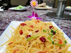 酸辣土豆丝-花之林清真餐厅