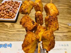 烤鱼豆腐-潮庭·大连海鲜·炭火烧烤·扇贝王(大连店)