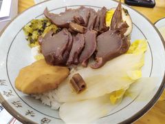 鹅肉拼鹅肝饭-狮头牌卤味研究所·卤味饭(花城汇南区店)