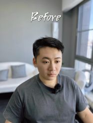 -型男帮男士假发补发·佩戴式发型
