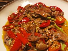 爆炒鲜脆猪肝腰-十三式重庆江湖菜(金茂览秀城店)