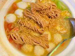 丝瓜鱼丸炖馓子-永安鱼庄·镇江菜(东吴路店)