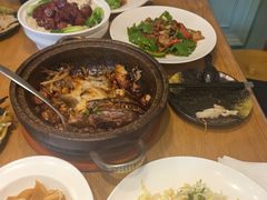 -海派美食·家宴海鲜青岛菜·石锅鲽鱼头(东方城店)