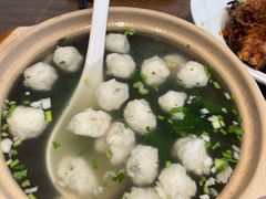 鲜嫩黄花鱼丸汤-将相和·海鲜蒸饺大连菜