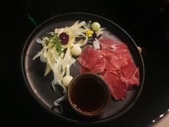 三年酵香火腿配大理手撕乳扇-泓0871臻选云南菜·味庄