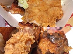 香辣鸡枞菌菌菇鸡腿双层堡-肯德基(太原龙湖店)