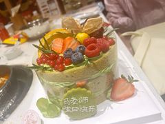 抹茶裸蛋糕-乡田小墅(展览馆路JK FUN商城店)