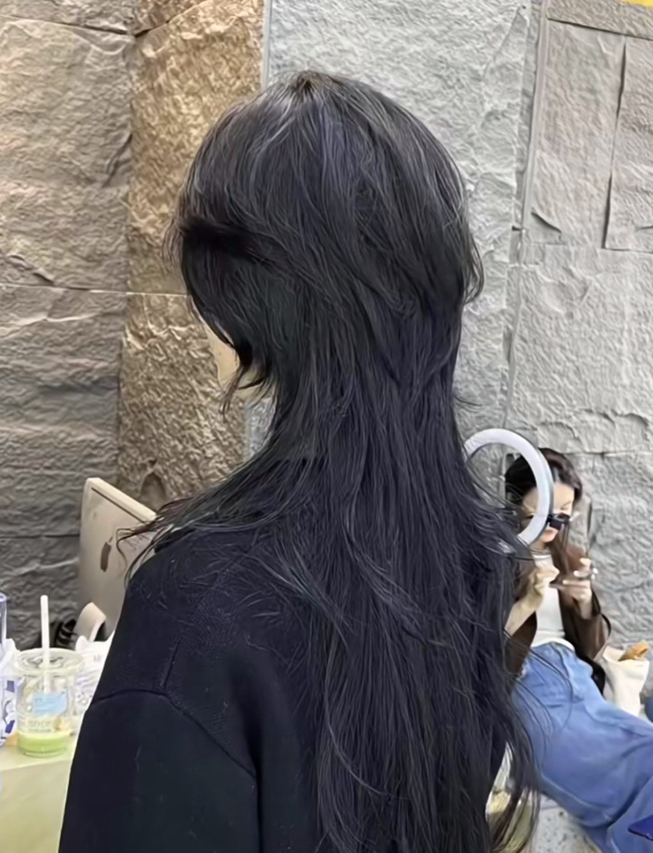 长发狼尾鲻鱼头 筱怀老师设计