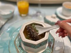 青花椒九层塔肉汁炖辽参-彩丰楼中餐厅·仁恒洲际酒店