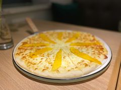 榴莲酱水果披萨-幸薈飯堂