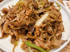 茄子炒肉丝-老昌春饼(中央大街店)