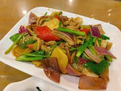 姜葱炒鹅肠-大唐靓汤江门私房菜(景田店)