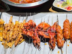 -街角等你.大连海鲜烧烤.经典铁板海鲜串(西安路店)