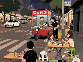 攀成钢夜摊炒饭踩雷！娃困哭父母仍炫“鬼饮食”