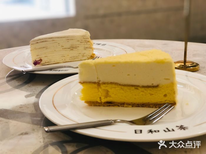 日和山茶(武汉天地店)奶油原味千层蛋糕图片