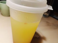 青柠柚子汁-绿茶餐厅(西单老佛爷店)