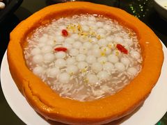 南瓜酒酿小圆子-玫瑰厅上海菜(兴国路店)