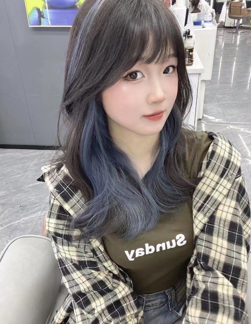 挂耳染,雾霾蓝