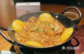Pork Ribs and Belly with Sour Cabbage, One-Pot Dish