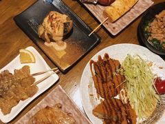 烤鸡皮鸡胗鸡心鸡肝-鸟内会居酒屋(得意潮馆店)