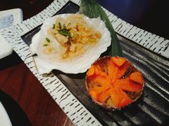 蒜蓉蒸扇贝-一本魅·日式料理