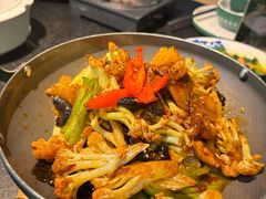 干锅花菜-武庄主特色炒鸡(周恩来纪念馆店)