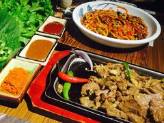 将军烤牛肉和时蔬组合-将军牛排·尔滨地标朝鲜族美食(总店)
