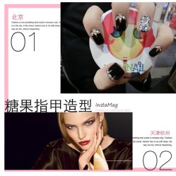 点击看大图 糖果指甲造型-光SPA科技美肤