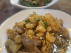 虾仁爆腰花-同得兴 Since·1995 传统苏式面馆(嘉馀坊店)