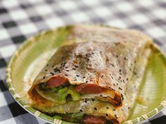 香辣煎饼果子-冷峰马家鸡蛋牛奶醪糟(八朗学五巷店)