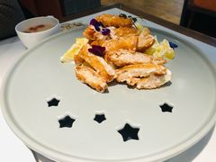 菠萝油条虾-顺福苑·新派淮扬菜