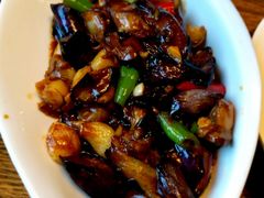 茄子烧扇贝-双合园·海鲜水饺青岛菜(万佳广场店)