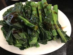 白灼蚝油碧绿鲜芥兰-丽的面家(多宝路店)