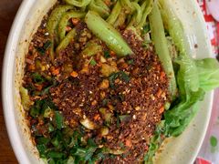 油泼菠菜面-老陈婆手工面庄