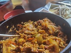 鱿鱼五花肉拌饭-米屋石锅拌饭(师大店)