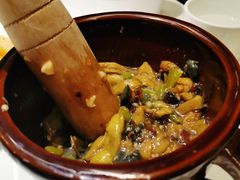 皮蛋辣椒擂茄子-小放牛炒菜馆(裕华万达店)