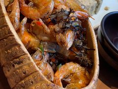 野蒜油爆虾-香园茶社·金陵小灶(老门东店)