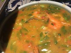 翡翠海鲜面疙瘩-绿茶餐厅(布吉万象汇店)