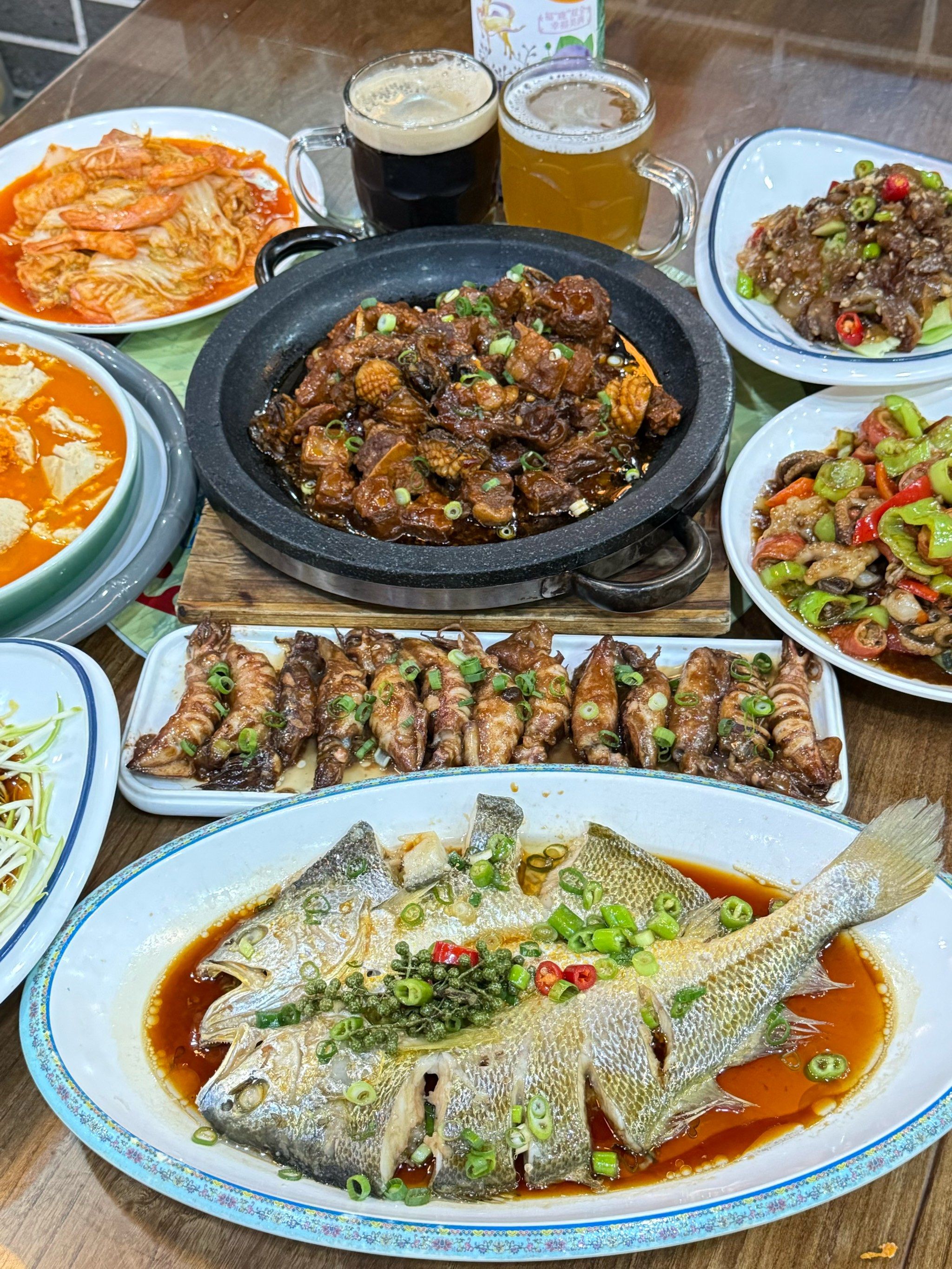 黄岛金沙滩附近好吃不贵的鲁味海鲜家常菜