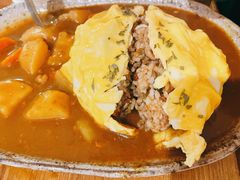 中华腊肉咖喱蛋包饭-Ginko银子(青龙街店)