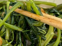 啫啫虾酱空心菜-熠盛粤味(永康路店)
