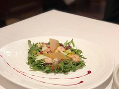 虎虾芒果芝麻菜沙拉-福楼法餐厅FLO