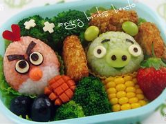 愤怒的小鸟便当-营养素健康餐厅