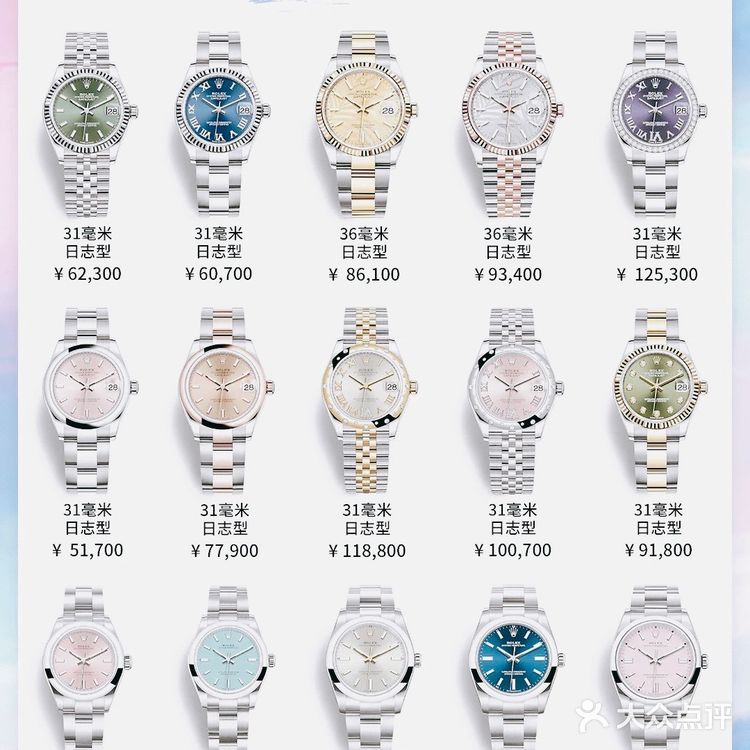 不同品牌女表什么最值得买！！！