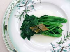 方魚炒芥蘭-潮林府私房菜