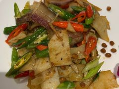 洋芋粑粑炒腊肉-紫鑫阁饭庄(长安店)