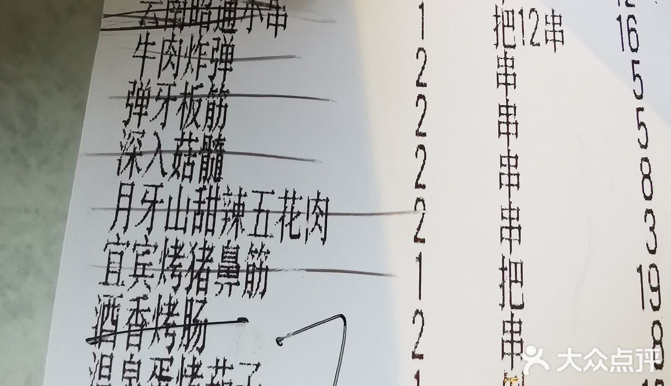 纪录片《人生一串》体验店(大学路店)口味